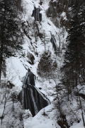 冬の羽衣の滝