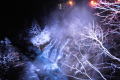 白ひげの滝・ライトアップ・冬